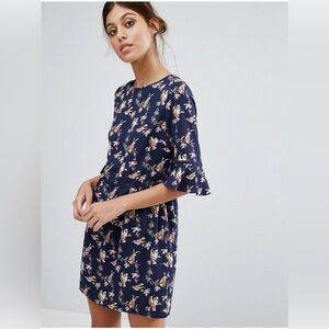 Oasis hummingbird print dress
